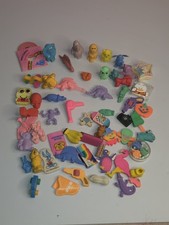 Vintage Lot Of Erasers 80s 90s Sanrio Lisa Frank Dinosaurs Fun Cute