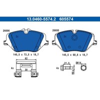 ATE BremsbelÄGe Satz Vorne Passend FüR BMW 2 X1 X2 Mini | 13.0460-5574.2