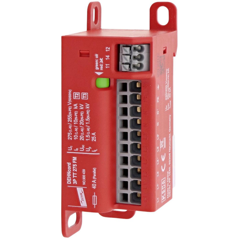 DEHN DCOR 3P TT 275 FM Surge Arrester 1Piece High Performance