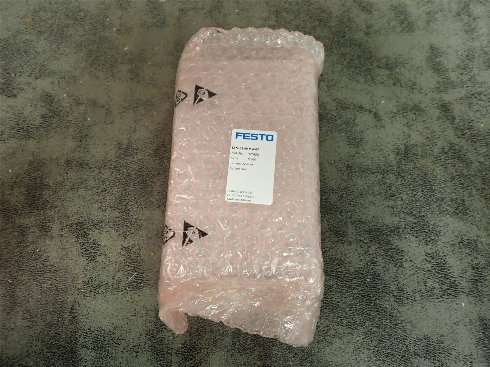 Festo 170852 DFM-25-80-P-A-GF Pneumatic Linear Guided Actuator (EE3)