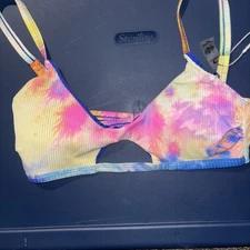 TiniBikini Swimwear Women’s XL Bathing Suit Top Tie Dye New With Tags