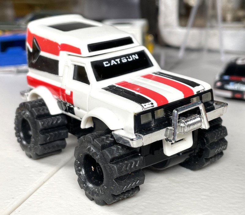 Schaper Stomper 4X4 Datsun truck with Camper Vintage Tested Runs and Light Works
