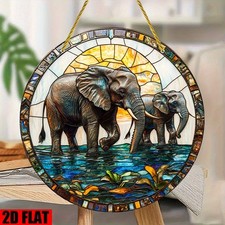 Bohemian Elephant Suncatcher for Nature Decor