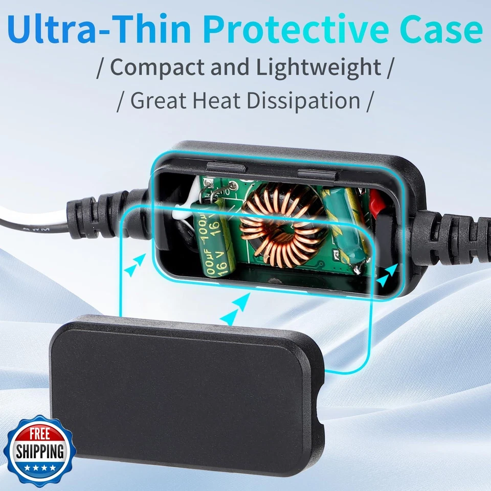 DROK Buck Converter DC 11-32V to 7.5V 3A Voltage Regulator Step Down Converte - Image 2 of 4