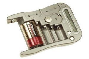 Testeur de piles bouton et bâton boîtier de contrôle avec écran LCD