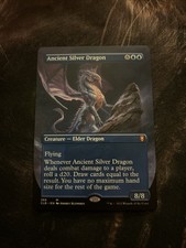 Ancient Silver Dragon (Borderless) Commander Legends: Battle for Baldur's Gate