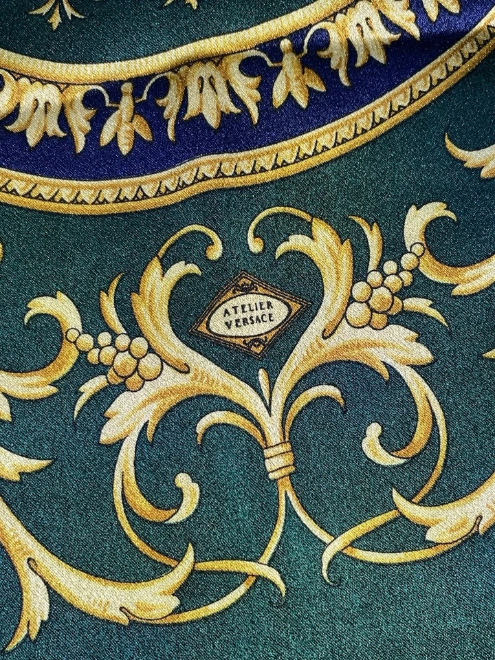 Sciarpa Atelier Versace 100% seta - Imagen 2 de 4