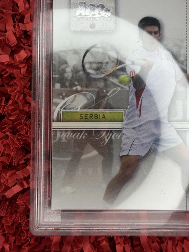 Novak Djokovic ROOKIE PSA 10 - 2007 Ace Authentic Straight Sets - Image 3 of 4