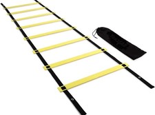8 Rung Agility Speed Training Ladder Footwork Fitness Football Workout Exercise