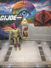 1988 GI JOE COBRA A.G.P. PILOT: NULLIFIER COMPLETE with File Card AND VISOR