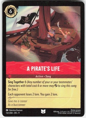 A Pirate's Life 132/204 Fabled Disney Lorcana
