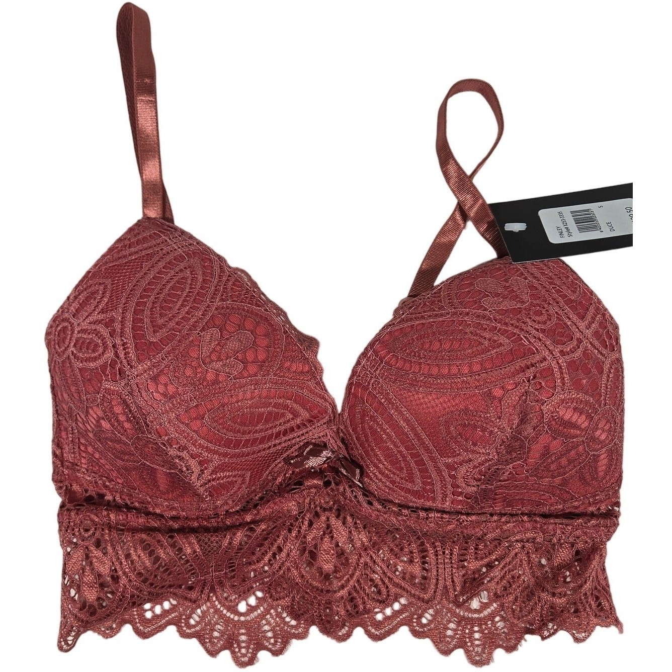 Frederick's of Hollywood Lace Bralette Duce Red Burgundy Bralet Bralette S