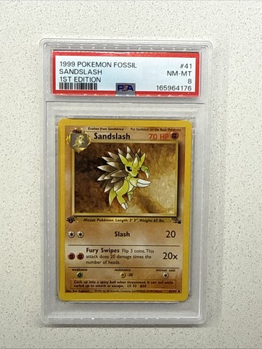 Sandslash (1st Edition) graded PSA 8 for sale on eBay