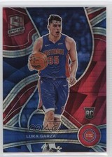 2021-22 Panini Spectra Rookies Asia Red Prizm Luka Garza #131 Rookie RC 0us4
