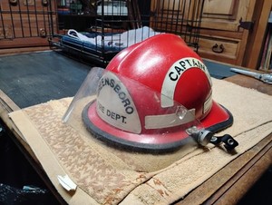 Vintage Fireman Helmet Greensboro NC Safeco
