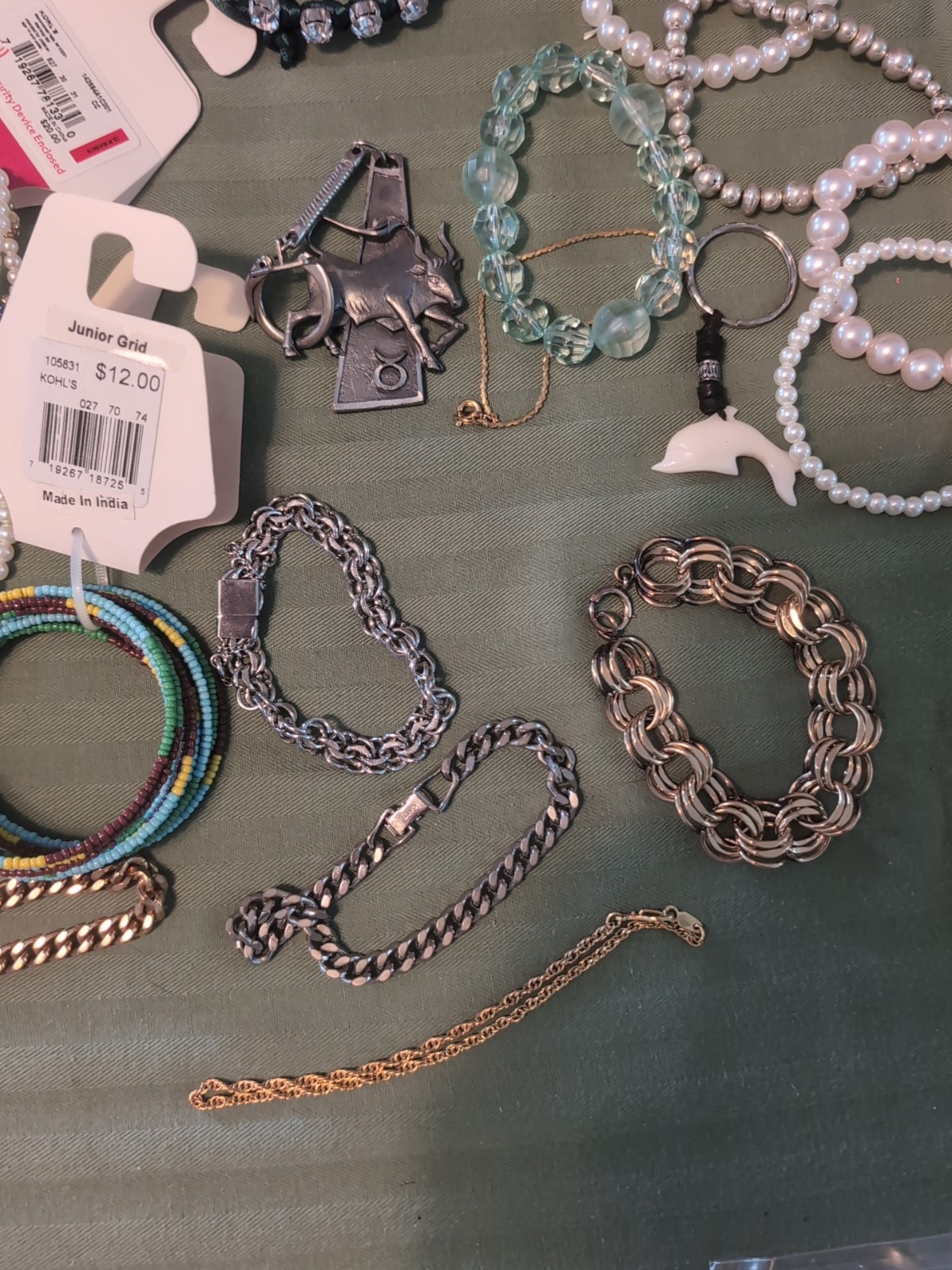 6" Crystal Bracelet,  Assorted Chains - image 3