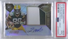 2015 Certified Freshman Fabric Mirror Gold 24/25 Ty Montgomery PSA 9 Auto s6i