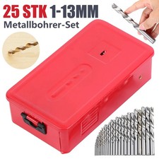 HSS Bohrer Satz 25tlg. 1mm - 13mm Metallbohrer Cobalt für Edelstahl Spiralbohrer