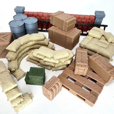 #ad World War Toy Soldier Accessories 1 32 Scale WW2 Military Miniature 3D Printed $4.00