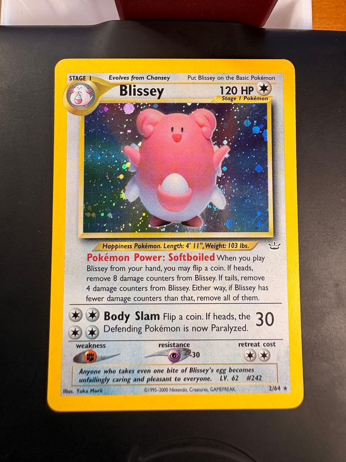 Blissey 2/64 Neo Revelation Pokemon Unlimited Holo - LP