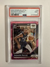 2024 Panini Donruss Optic #48 Dejounte Murray Pink Velocity 39/79 PSA 9 / POP 1