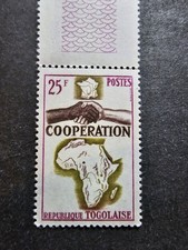 Timbre Togo Coopération Avec La France N°424 Neuf Luxe Mnh 1964