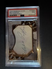 2022 Diamond Icons Milt Pappas Cut Signature PSA 9 /4