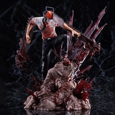 Chainsaw Man Denji Figure PVC Statue Chainsawman Anime Model Toy