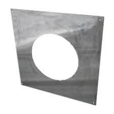 DuraVent DuraTech 6-Inch Diameter Stainless Steel Exterior Trim for Wall Thimble