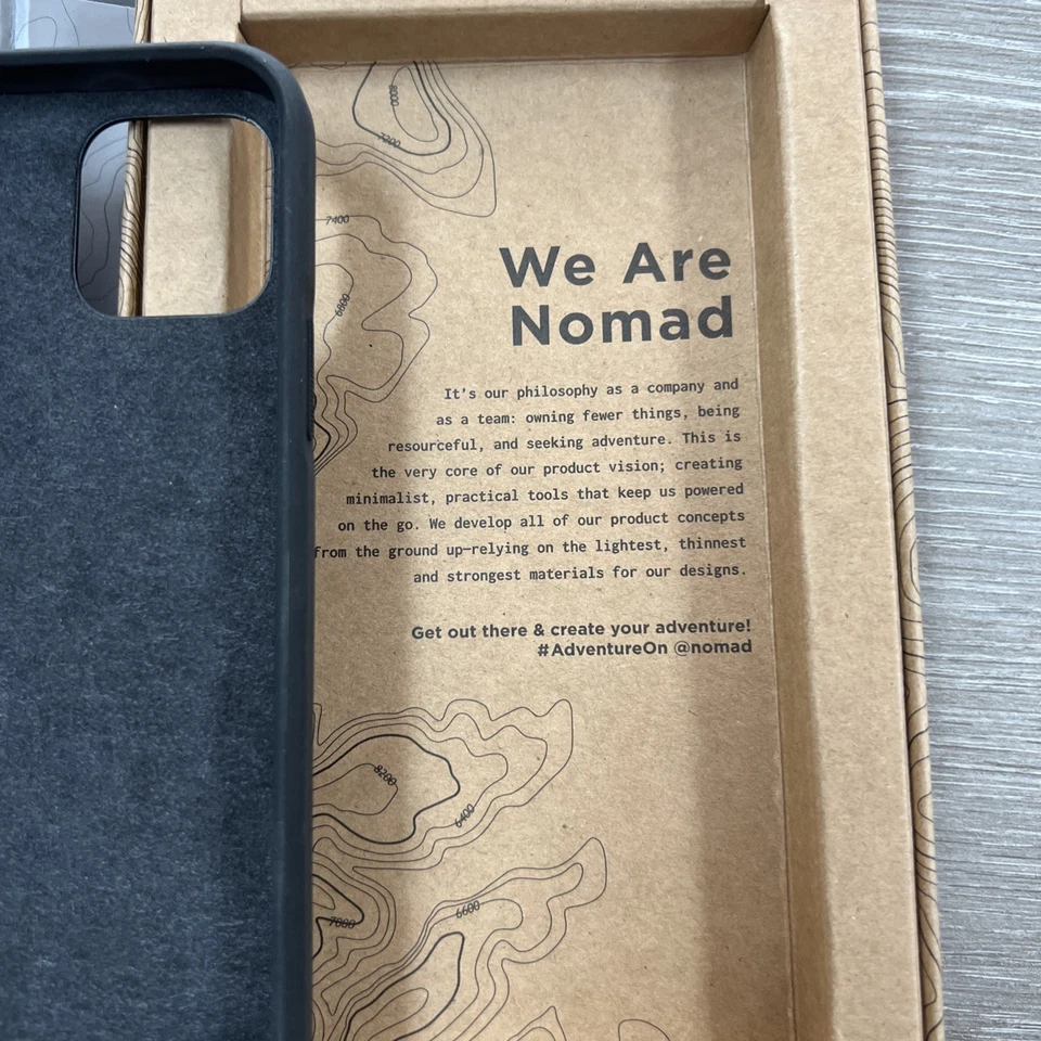 NEW Nomad BLACK Leather / Clear Case for iPhone X / Xs/ 11 Pro  - Image 4 of 4