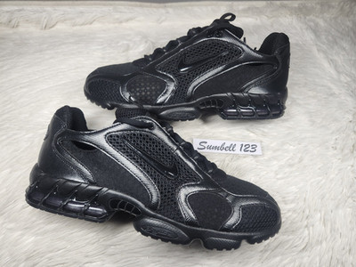 NEW Nike Air Zoom Spiridon Cage 2 Triple Black Sneakers Mens Size 13 HM8497- 010