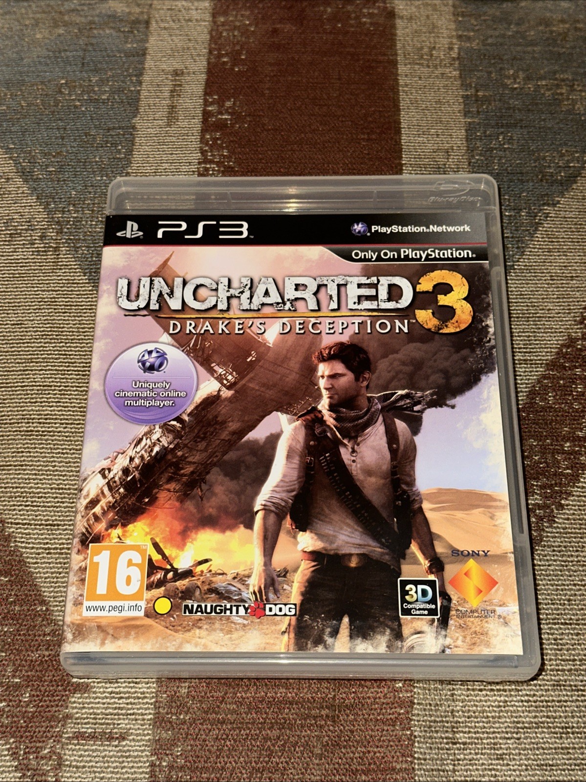 Uncharted 3 Drakes Deception Sony Playstation PS3 Video Game PAL VGC