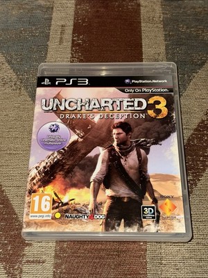 PS3 Uncharted 3 Drakes Deception Sony Playstation Videospiel PAL sehr guter Zustand