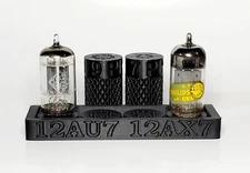 Vacuum Tube Pin Straighteners 7 Pin 9 Pin  & Quad Display Stand Holder for 9 Pin