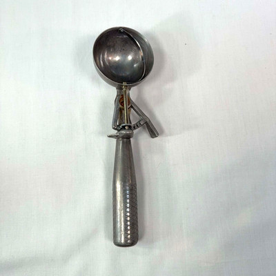 Vintage Ice Cream Scoop Disher 8.5'' Metal Trigger Scooper Kitchen Tool