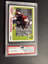 2005 Topps All American Chris Spielman Auto PSA/DNA 10 Gem Mint