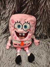 TY Beanie Babies SPONGEBOB PINKPANTS 8" Plush Rare