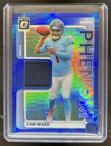 2025 Donruss Optic Cam Ward Blue Hyper (RAW)