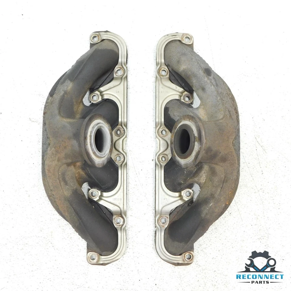 BMW 650i 750Li F12 F02 2006-2019 4,4 V8 colector de escape izquierdo y derecho OEM Foto 3 de 4