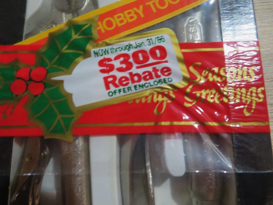 Rare Vise Grip 6LN & 7WR VINTAGE LOCKING PLIER SET 1985 Christmas Package  USA - Image 2 of 4