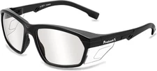 ProtectX Classic Safety Glasses, Anti-Fog Scratch Resistant Lenses, Protective E