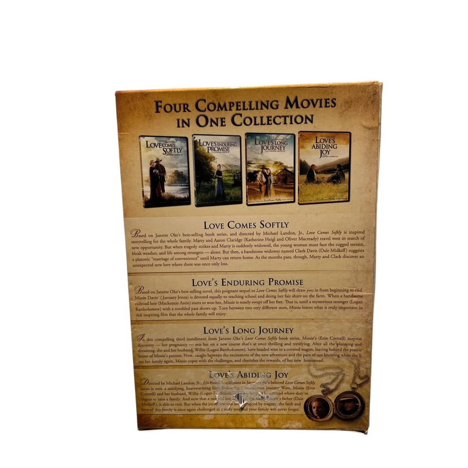 Janette Oke: The Love Comes Softly Series (DVD, 2007) 4 Movies Box Set Foto 2 de 4