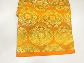 7592975: JAPANESE KIMONO JAPANESE NAGOYA OBI / WOVEN FLOWER CREST