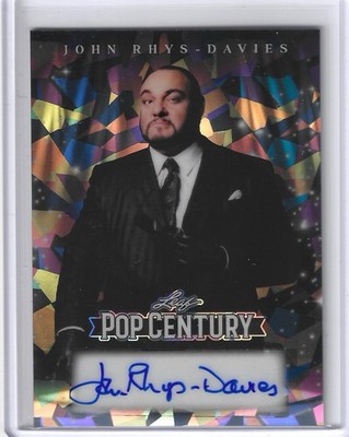 John Rhys Davies 2026 Leaf Pop Century SP Auto Autograph /25