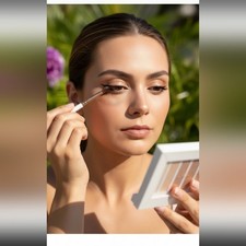 FLOWER BEAUTY By Drew Barrymore Shimmer  Shade Eyeshadow Palette Gimme Gold New