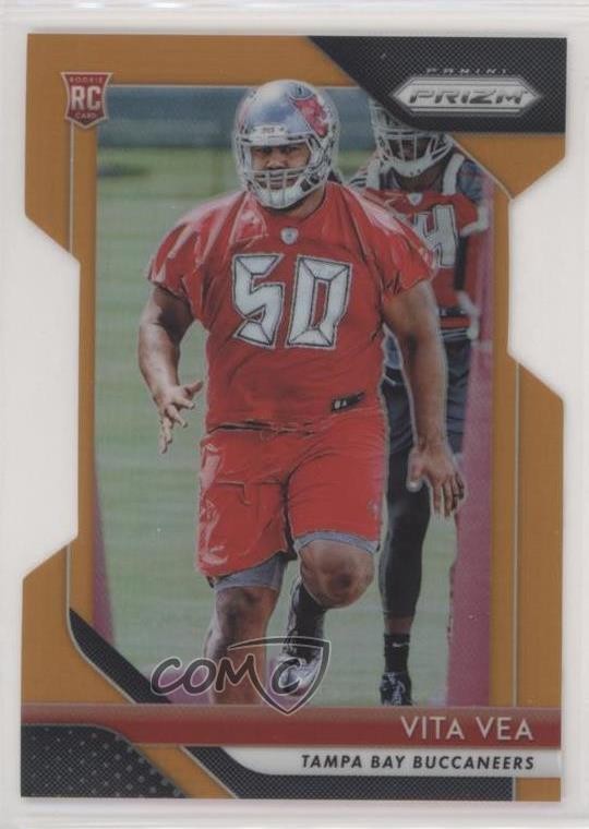2018 Panini Prizm Rookie Orange Prizm 201/249 Vita Vea #244 Rookie RC 8k4