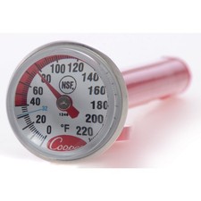 Cooper-Atkins 1246-02C-1 Bi-Metal Pocket Test Thermometer with Adjustment