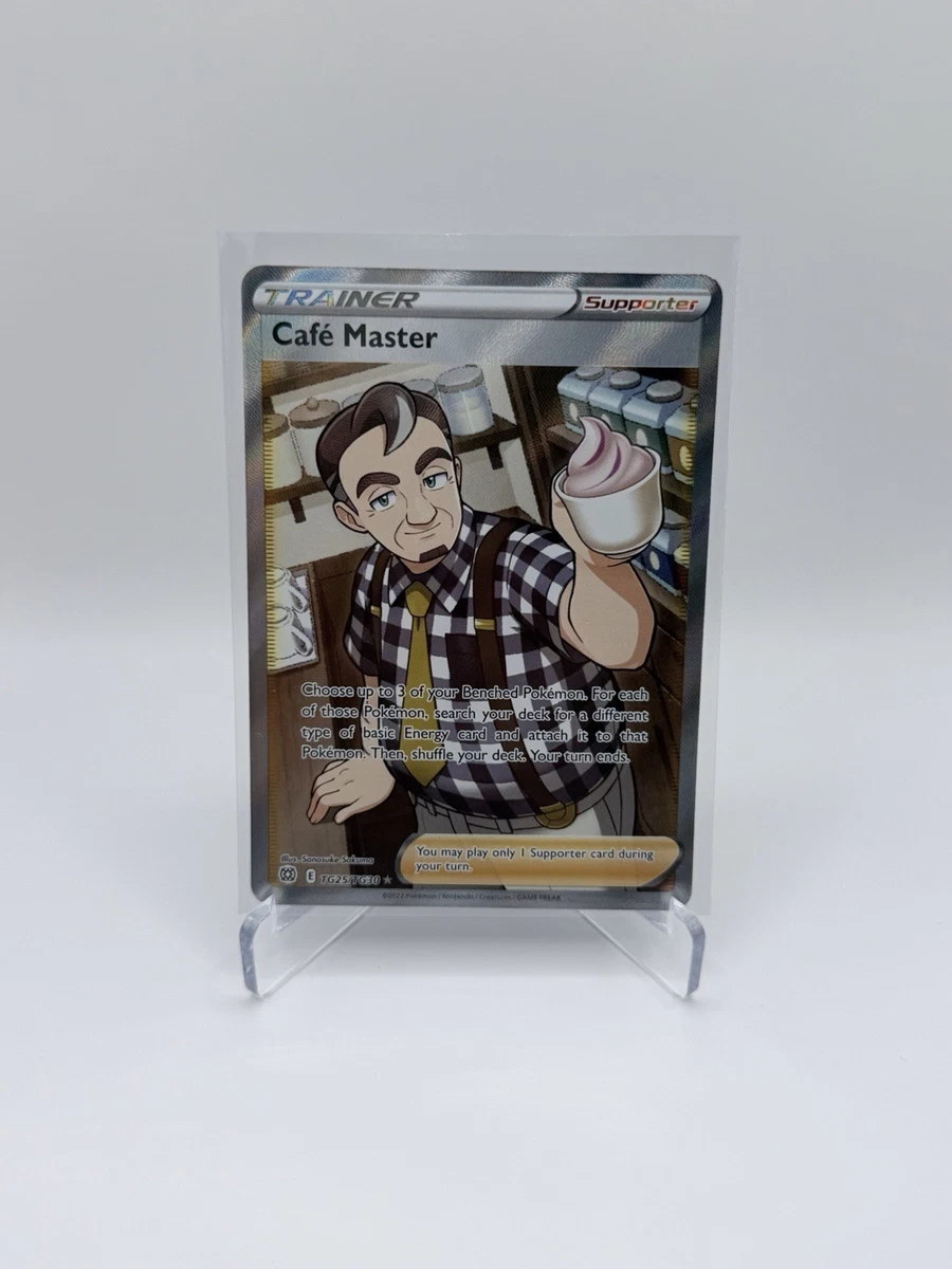 cafe master pokemon card Pokémon Card Trainer Café Master TG25/TG30 English – SHPNPokestore main image 0