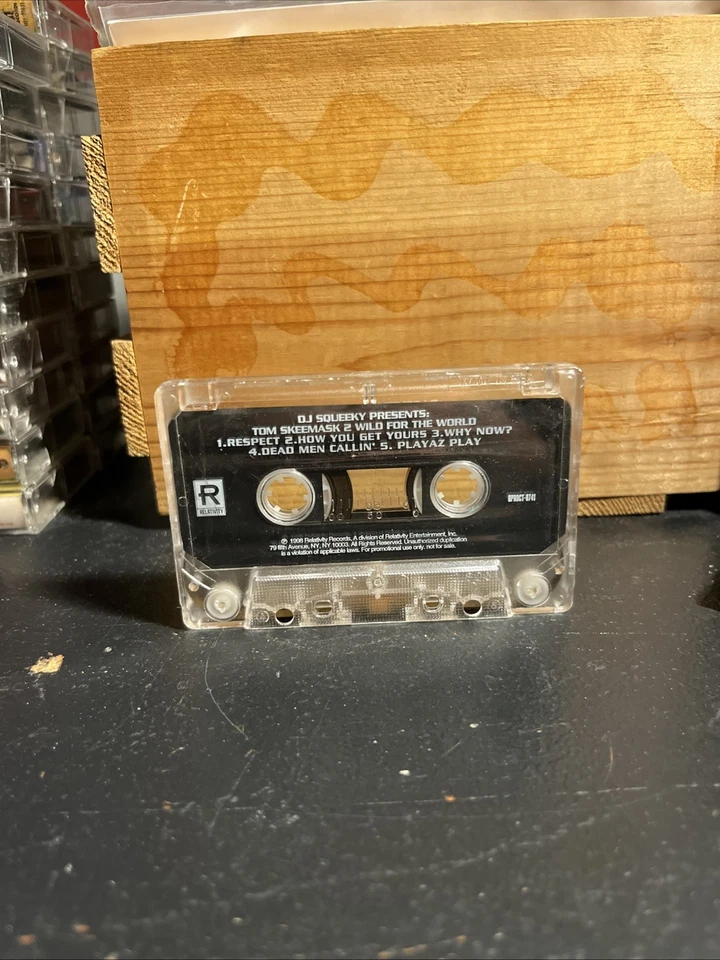 DJ Squeeky Presents Tom Skeemask 2 Wild for The World 1998 Memphis Rap Cassette! - Image 4 of 4