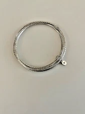 SILPADA B3008 Lasting Impression Sterling Lightweight Multi 7 Bangle Bracelet